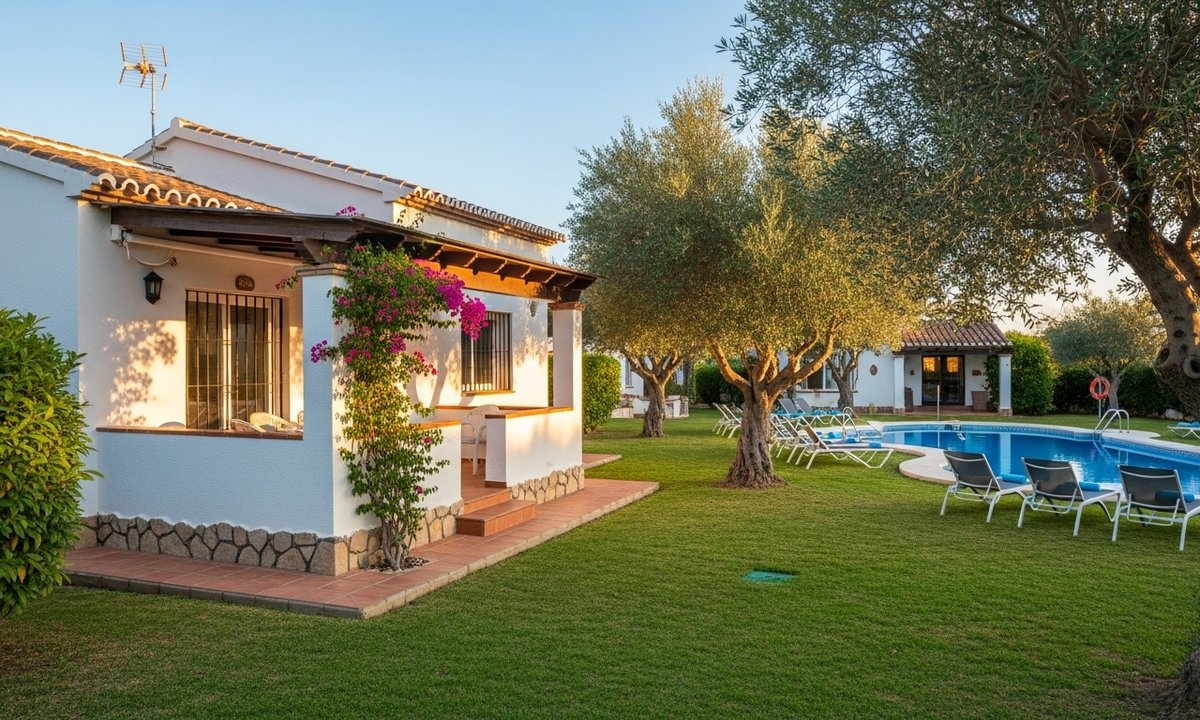 Bungalow con terraza y piscina comunitaria en urbanización de Torrevieja