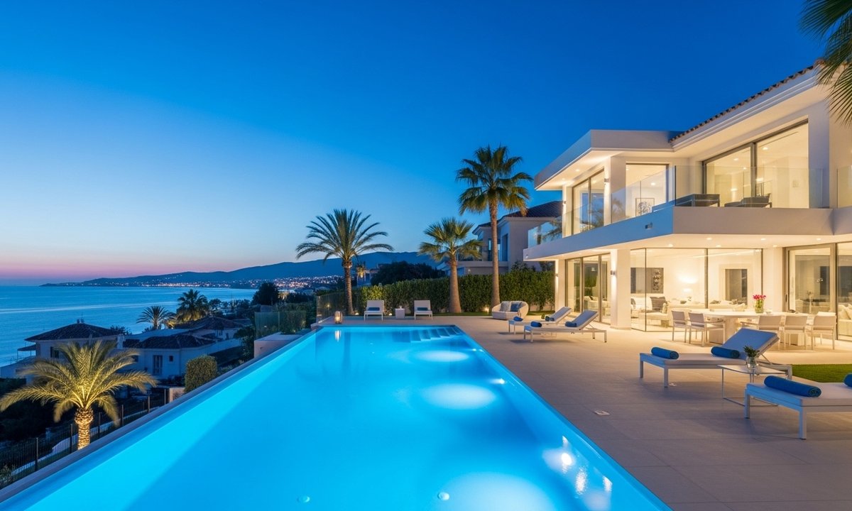 Villa premium con piscina infinity y vista al mar en Torrevieja