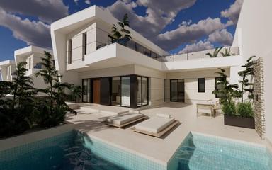 Real estate in Spain, Villa. Polideportivo area, 3 bedrooms, 183 m2