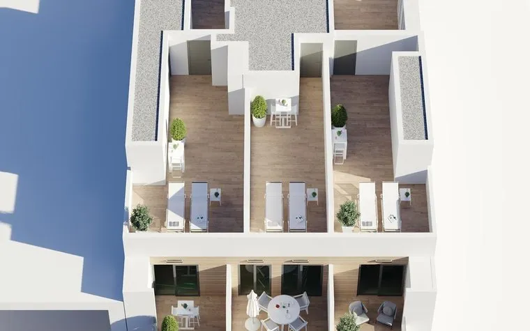 Ático en Torrevieja, España. Zona de la  Centro, 3 dormitorios, 119 m2