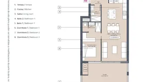 Испания недвижимость. Район Pueblo 4, 3 спальни, 84 м2 - photo 6