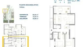 Property Spain, Penthouse. Pueblo area, 2 bedrooms, 84 m2 - photo 6