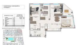 Apartment in Santa Pola, Spain, Eroski area, 3 bedrooms, 87 m2 - #RSP-N8186 image 5